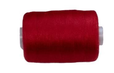 Polyester sewing thread in red 1000 m 1093,61 yard 40/2